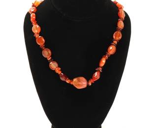 Lot 122 Gorgeous All Natural Amber Beaded Necklace