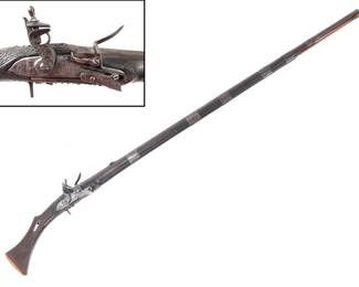 Lot 87 Large Islamic Flintlock Rifle