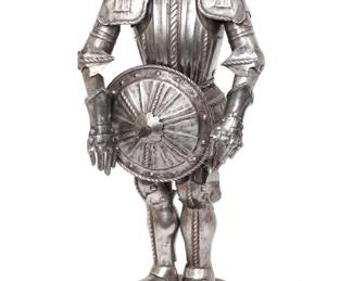 Lot 97 Full suit of Embossed Miniature Armour