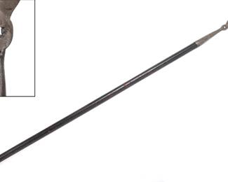 Lot 19 Spanish Colonial Boar Spear Polearm, 17th C.