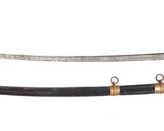 Lot 5 American Civil War Officers Foot Sword Scabbard