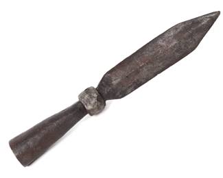 Lot 35 Large Chinese Spear Head, Qing Dynasty