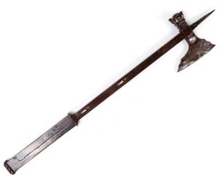 Lot 16 Warhammer Combination Axe, 16th C. Style