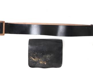 Lot 108 Old Civil War Reproduction Belt Pouch