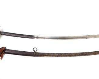 Lot 7 U.S. 1860 Civil War Cavalry Sword Scabbard