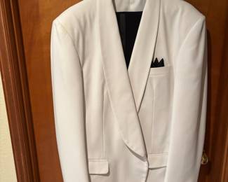 Men's White Tuxedo Jacket