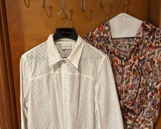 Alfred Dunner White Eyelet Jacket 