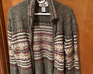 Tiara International Zip Up Jacket – Size Large