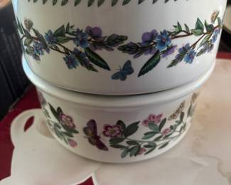 Portmeirion Botanic Garden Soufflé Casserole Dishes