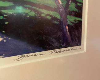 Coastal Scene Watercolor Print by Bruce T.