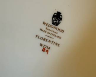 Wedgwood "Florentine" Dinnerware Set