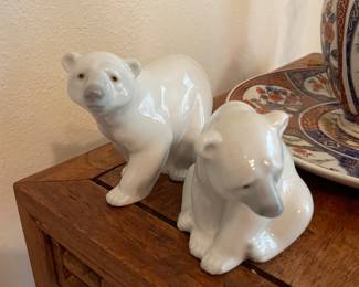 Lladro Polar Bear Figurines