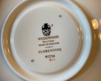 Wedgwood "Florentine" Dinnerware Set