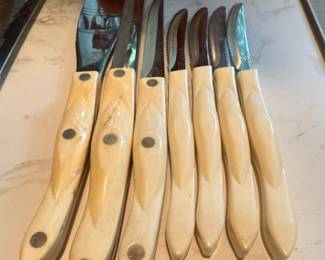 Cutco Pearl Handled Knife Set