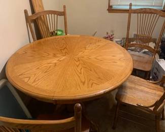 dining room table with leaf