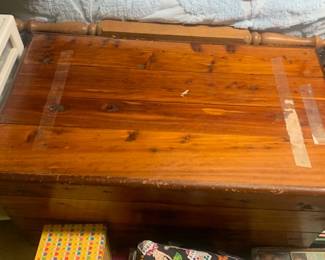 wooden trunk/chest