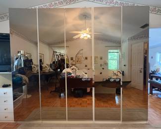 $250-Large mirrored wardrobe (made in Germany)