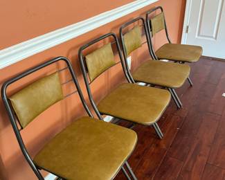 Mid Century folding chairs