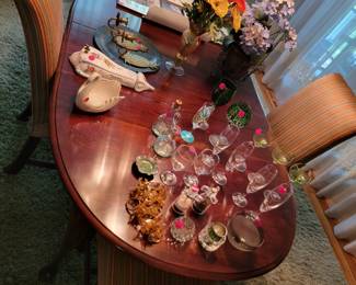 Dining table and chairs