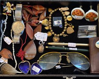 Wallets, Pens, Watches, Pins, Sunglasses, Jewelry