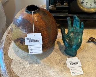 Tele Top '95 Hand Sculpture, Pedersen Glazed Pottery Vase