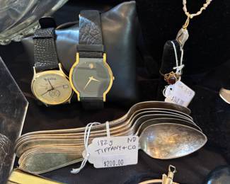 Watches, Tiffany & Co Silverware