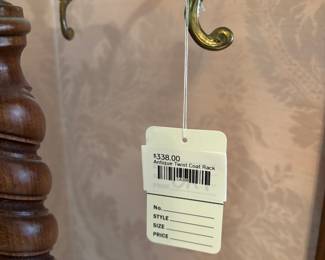 Antique Twist Coat Rack