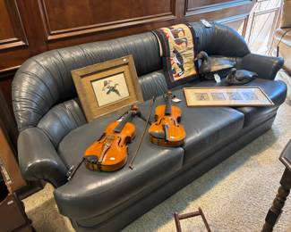 Violins, Duck Needlepoint, Fred Zimmerman Duck Decoy