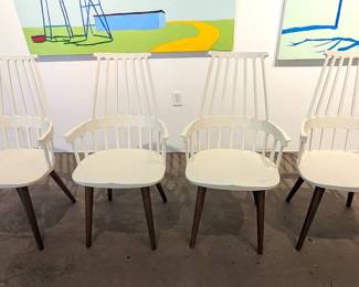 Set of four Kartell Comeback chairs