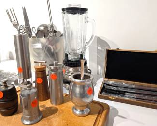 Various kitchenware and collectibles