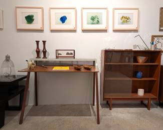 Art and midcentury modern furniture
