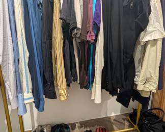 Lots of clothing available including designer labels such as Prada and Hugo Boss!