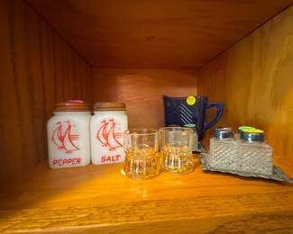Vintage salt and pepper shakers