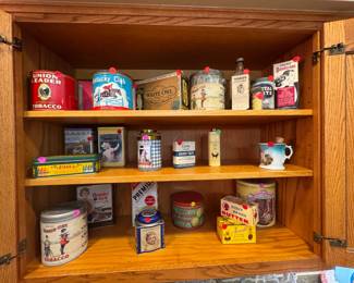Vintage tins