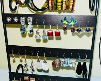 Earrings and bracelets