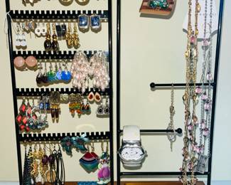 Necklaces and earrings 