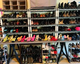 Women’s shoes - sizes 8-10, with most being size 9