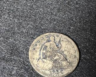 1856 O Seated Liberty 