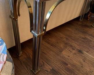 Stunning Chrome & Brass legs