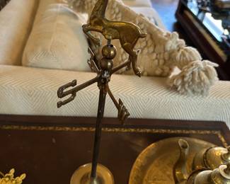 MCM BRASS &#129420; WEATHERVANE 