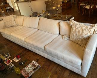 MCM Custom Made in California Milo Baughman style 4 Person Couch.