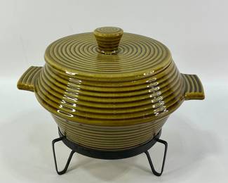 California Pottery Fondue Dish