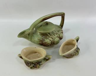 McCoy Teapot, Creamer, & Sugar Bowl