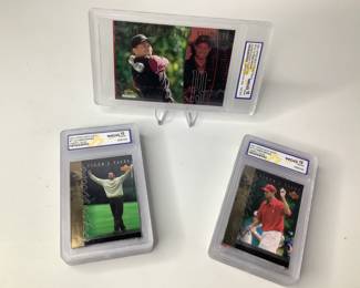 Tiger Woods WCG Graded Trading Cards