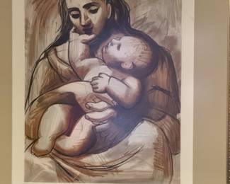 Pablo Picasso Limited edition
Lithograph hand signed  in pencil and numbered