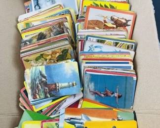 Box Of Vintage Trading Cards, Assorted