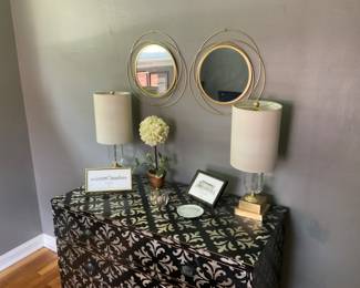 Unique wall decor, and lamps