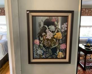 Unique, framed, watercolor