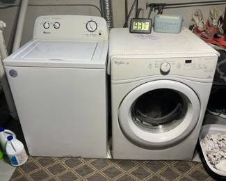 Washer and dryer
