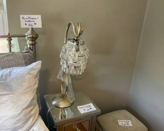 Beautiful crystal night lamp